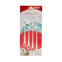 BIOLINE SET CEPILLOS DE DIENTES GATO