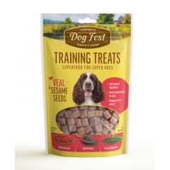 DOG FEST TRAINING TERNERA Y SEMILLAS DE SESAMO 90G